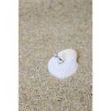 Piercing Cerrahi Çelik Piercing Zirkon Taşlı Kıkırdak Tragus Conch Helix Silver Renk 2,50 mm Labret - 6 mm