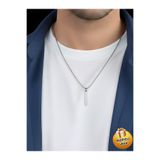 Piercing Market Steel & Silver Erkek Takı Çelik Paslanmaz Kararmaz Özel Tasarım Kolye
