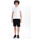 Piero Perla Jaguar Baskılı ve Etek Nakışlı Bisiklet Yaka Slim Fit Erkek Beyaz T-Shirt