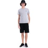 Piero Perla Jaguar Baskılı ve Etek Nakışlı Bisiklet Yaka Slim Fit Erkek Gri Melanj T-Shirt - 2XL