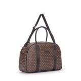 Pierre Cardin 04PC001255 El Valizi Bavul Spor Çantası Valiz Seyahat Tatil Çantası Baskılı Kahverengi