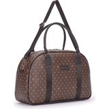 Pierre Cardin 04PC001255 El Valizi Bavul Spor Çantası Valiz Seyahat Tatil Çantası - Kahverengi