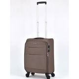 Pierre Cardin 04PC4200 Kahve Ultra Light Hafif Lüx Kumaş Kabin Boy Valiz
