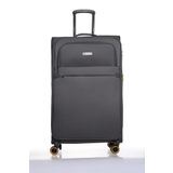 Pierre Cardin 04PC6000-01-ANT Antrasit Çekçekli Kumaş Valiz