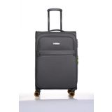 Pierre Cardin 04PC6000-02-ANT Antrasit Çekçekli Kumaş Valiz