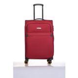 Pierre Cardin 04PC6000-02-FS Fuşya Çekçekli Kumaş Valiz
