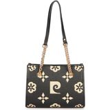 Pierre Cardin 05PC25Y10504-BMN Monogram Siyah Kadın Omuz Çantası