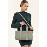 Pierre Cardin 05PC26Y103781-P Ayarlanabilir Askılı Suni Deri Kadın Omuz Çantası - Yeşil