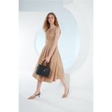 Pierre Cardin 05PO22K1701 Siyah Monogram Kadın Omuz Çantası