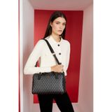 Pierre Cardin 05PO22Y1532 Alfabe Siyah Kadın Omuz Çantası