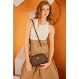 Pierre Cardin 05PO22Y1543 Kahverengi Monogram Kadın Omuz Çantası