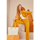 Pierre Cardin 05PO22Y1546 Beyaz Monogram Kadın Omuz Çantası