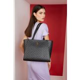 Pierre Cardin 05PO22Y1554 Alfabe Siyah Kadın Omuz Çantası
