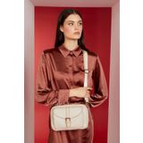 Pierre Cardin 05PO23Y1726 Alfabe Krem Kadın Omuz Çantası