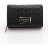 Pierre Cardin 06PC24K7022 Kadın Cüzdan Siyah Kapitone Hediye Seçeneği ile Şık Tasarım
