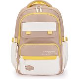 Pierre Cardin 07PCT185 Okul Sırt Çantası Genç Kız Okul ve Günlük Kullanıma Uygun - Bej - 38 cm x 28 cm x 16 cm