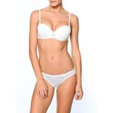 Pierre Cardin 1-4-4561 Ekru Destekli Dantelli Kadın Sütyen Takımı
