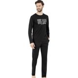 Pierre Cardin %100 Pamuklu Erkek Pijama Takım, Mevsimlik Uzunkollu