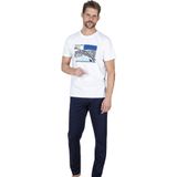 Pierre Cardin %100 Pamuklu Yazlık Erkek Pijama Takım, ceplidir