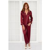 Pierre Cardin 1200 Bordo Kadın Pijama Takımı