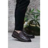 Pierre Cardin 14207 Kahve Hakiki Deri Erkek Ayakkabı