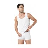 Pierre Cardin 150 Erkek Atlet Boxer Takım, Beyaz, S Beden