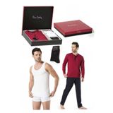 Pierre Cardin 2000 Erkek Pijama Takımı, Bordo, S Beden