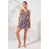 Pierre Cardin 231130-T Lena Tiger Şortlu Elbise Mayo