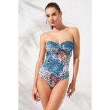Pierre Cardin 231132-T 40 Ocean Bandy Kaplı Straplez Mayo