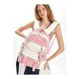 Pierre Cardin 2406 Okul çantası Suya Dayanıklı Çok bölmeli PEMBE