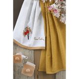 Pierre Cardin 2'li Mutfak Havlusu Hardal - 40 x 60 cm