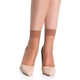 Pierre Cardin 3 Çift Yarı Parlak Ince Soket Çorap(15 Den) - Standart - Bronz