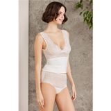 Pierre Cardin 335 Kadın Atlet Külot Takım, Viskon Elestan, Ekru, S Beden