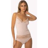 Pierre Cardin 365 Kaşkorse Dantelli Atlet - Külot Takımı - Pudra