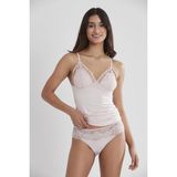 Pierre Cardin 375 Kaşkorse Dantelli Atlet - Külot Takımı - Pudra