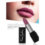 Pierre Cardin 4 Gr Matte Chiffon Touch Ruj - Pink Rose Renkli Mat Dudak Makyaj Ürünü