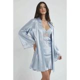 Pierre Cardin 4090 Mist Midi Dantel Sabahlık Gecelik Set