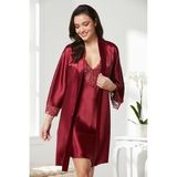 PİERRE CARDİN 4280 SABAHLIK GECELİK TAKIM BORDO