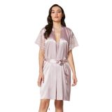PİERRE CARDİN 4438 SABAHLIK GECELİK TAKIM PUDRA XL