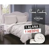 Pierre Cardin 458647445 Mikrofiber Çift Kişilik Yorgan 2'li Beyaz