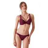Pierre Cardin 4720 Mürdüm Kadın Soft Pushup Sütyen Takımı