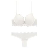 Pierre Cardin 4796 Ekru Kadın Milan Regular Push Up Sütyen Takım