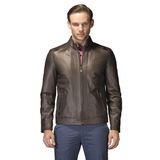 Pierre Cardin 48 Oliv Deri Erkek Mont