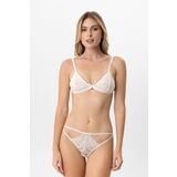Pierre Cardin 4905 Kapsız Bralet Sütyen Takımı, Ekru, 80B