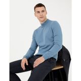 Pierre Cardin 50256965-VR036 Mavi Erkek Kazak