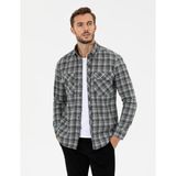 Pierre Cardin 50259492-VR054 Yeşil Erkek Gömlek