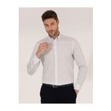 Pierre Cardin 50264896-VR092 Açık Yeşil Desenli Erkek Gömlek