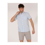 Pierre Cardin 50265118-VR003 Açık Mavi Erkek Gömlek