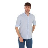 Pierre Cardin 50265119-VR003 Açık Mavi Desenli Erkek Gömlek
