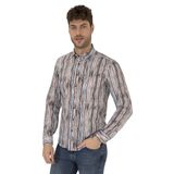 Pierre Cardin 50266593-VR033 Lacivert Desenli Erkek Gömlek